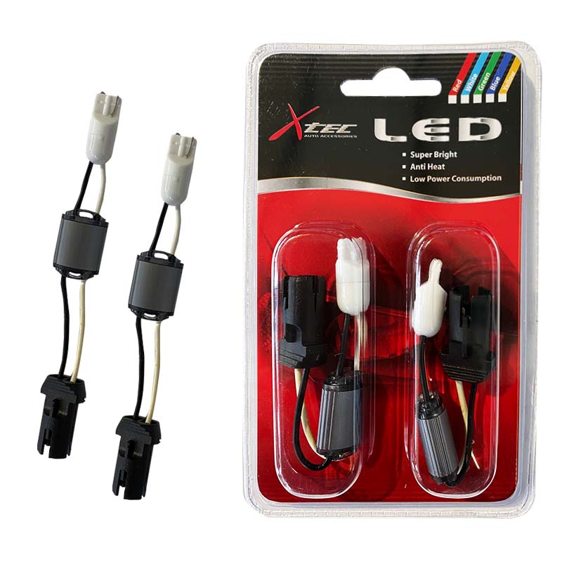 Kimpiris - Αντίστασεις Canceller Canbus Για Led Με T10 w5w Κούμπωμα Plug & Play 5W X-Tec 2 Τεμάχια