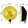 Προβολέας Στρόγγυλος Ø160mm H3 12 Volt 55W FX1160 Κίτρινος Με Καπάκι 1 Τεμάχιο - Image 2