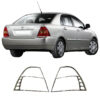 Kimpiris - Μασκάκια Πισινών Φαναριών Χρωμίου Για Toyota Corolla Sedan 04-06 2 Τεμάχια