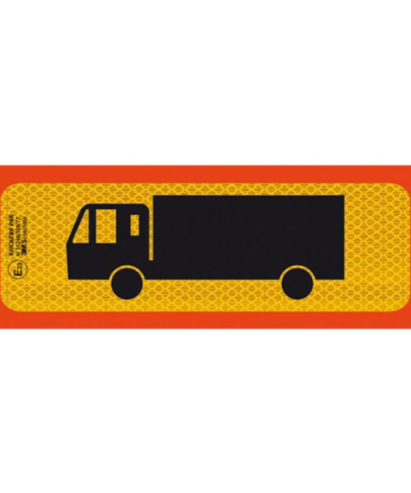 Kimpiris - Πινακίδα Φορτηγού  Αντανακλαστική Αλουμινίου "Διαξονικό" 50x20cm Π.3Μ.211 1 Τεμάχιο
