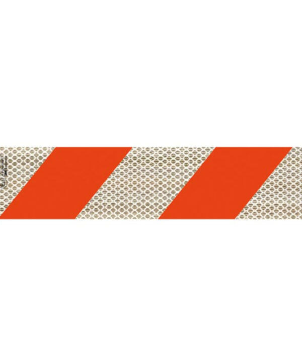 Kimpiris - Αντανακλαστική Πινακίδα Φορτηγού Αλουμινίου "Ζέβρα" 56x14cm 3Μ 209 Άσπρη 1 Τεμάχιο