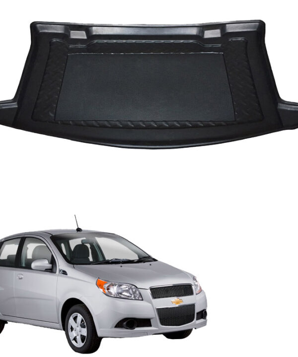Kimpiris - Πατάκι Πορτ-Παγκάζ 3D Σκαφάκι Για Chevrolet Aveo Hatchback 02-11 Μαύρο CIK