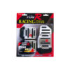 Πεντάλ Αλουμινίου Universal Type-R Μαύρο / Χρώμιο Manual Χειροκίνητο Σετ 3 Τεμάχια - Image 3