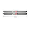 Διακοσμητικά Εσωτερικά Μασπιέ Πόρτας Universal 48cm Type-R Μαύρο / Χρώμιο 2 Τεμάχια - Image 2