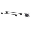 Μπάρες Οροφής Σιδερένιες Universal 125cm Railing System Σετ Με Πόδια Και Κλειδαριά 28006 2 Τεμάχια - Image 3