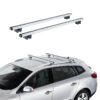 Kimpiris - Μπάρες Οροφής Αλουμινίου CRUZ Oplus 924-036 R-128cm Railing System Ασημί 2 Τεμάχια
