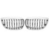 Kimpiris - Καρδιές Μάσκας Για Bmw 1 E87 / E81 05-07 Χρωμίου 2 Τεμάχια