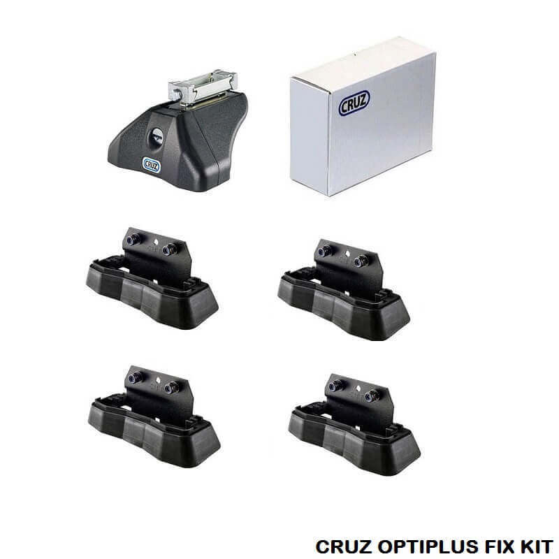 Kimpiris - Πόδια / Άκρα Για Μπάρες Οροφής CRUZ Optiplus FIX 936-024 Για Peugeot 3008 09-16 / Citroen C5 08-17 Σετ 4 Τεμάχια