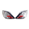 Πισινά Φανάρια Set Για Peugeot 207 06-09 Led Chrome JunYan - Image 3