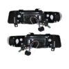 Μπροστινά Φανάρια Set Για Seat Leon 1M 99-04 DRL Μαύρα H1/H1 Sonar - Image 3
