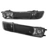 Kimpiris - Μπροστινά Φλας Για Vw Golf 3 91-98 / Vento 92-98 Με Προβολάκι Μαύρα 4 Τεμάχια KaTuning