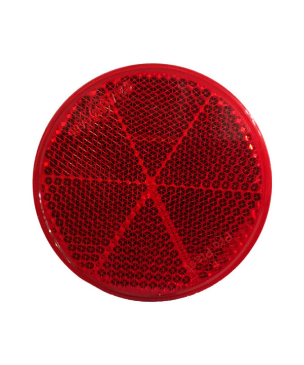 Kimpiris - Αντανακλαστικό Αυτοκόλλητο Στρόγγυλο 60mm Proplast Κόκκινο 26101102 1 Τεμάχιο