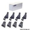Kimpiris - Πόδια / Άκρα Για Μπάρες Οροφής CRUZ Optiima 930-032 Για Citroen Cinquecento Σετ 4 Τεμάχια