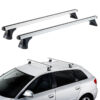 Kimpiris - Μπάρες Οροφής Αλουμινίου CRUZ 924-760 Oplus AX-118cm Ασημί 2 Τεμάχια