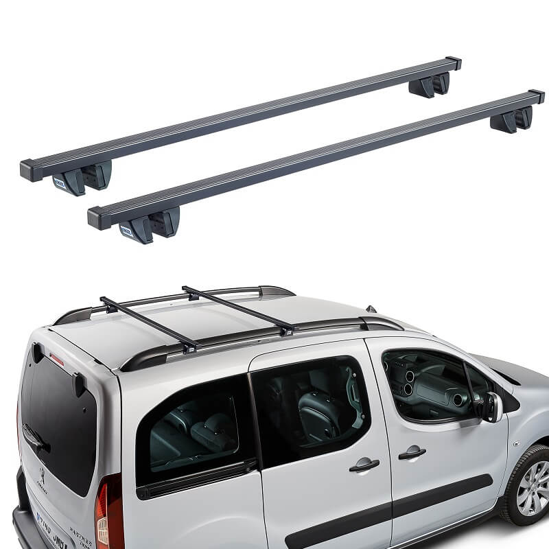Kimpiris - Μπάρες Οροφής Σιδερένιες CRUZ 921-934 Oplus SR+120cm Railing System Μαύρες 2 Τεμάχια