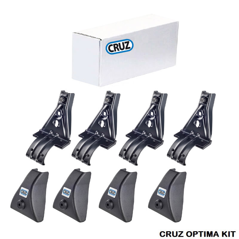 Kimpiris - Πόδια / Άκρα Για Μπάρες Οροφής CRUZ Optima 931-072 Για Chevrolet Tacuma Σετ 4 Τεμάχια