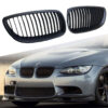 Kimpiris - Καρδιές Μάσκας Για Bmw 3 E92 /E93 06-11 Μαύρο Ματ Με 14 Γραμμές 2 Τεμάχια