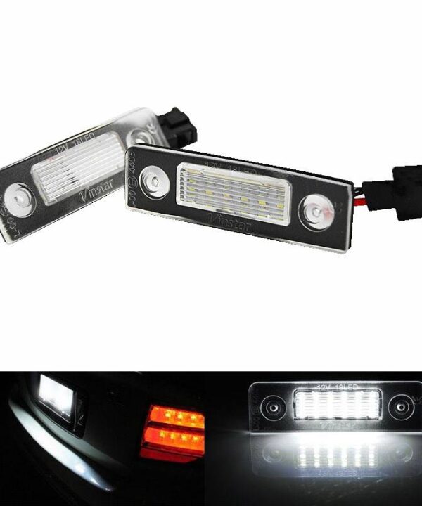 Kimpiris - Led Φαναράκια Πινακίδας Για Skoda Octavia 1Z 09-12 / Roomster 06-10 Canbus Ζευγάρι 2 Τεμάχια
