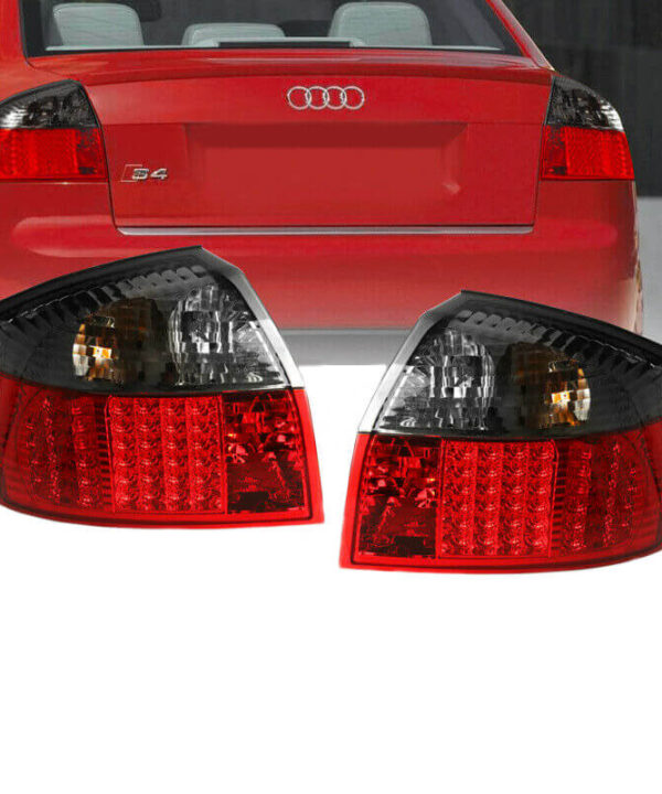 Kimpiris - Πισινά Φανάρια Set Για Audi A4 B6 00-04 Led Κόκκινο/Φιμέ Depo