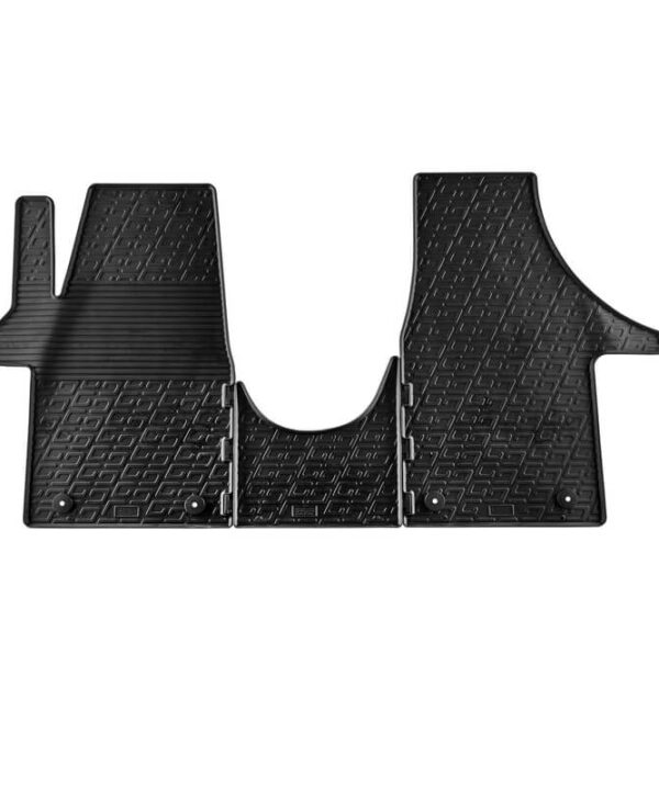 Kimpiris - Πατάκια Αυτοκινήτου Gledring 0928 VW Transporter T5 2004-2014 / VW Transporter T6 2015-  Μαύρο 3 Τεμάχια