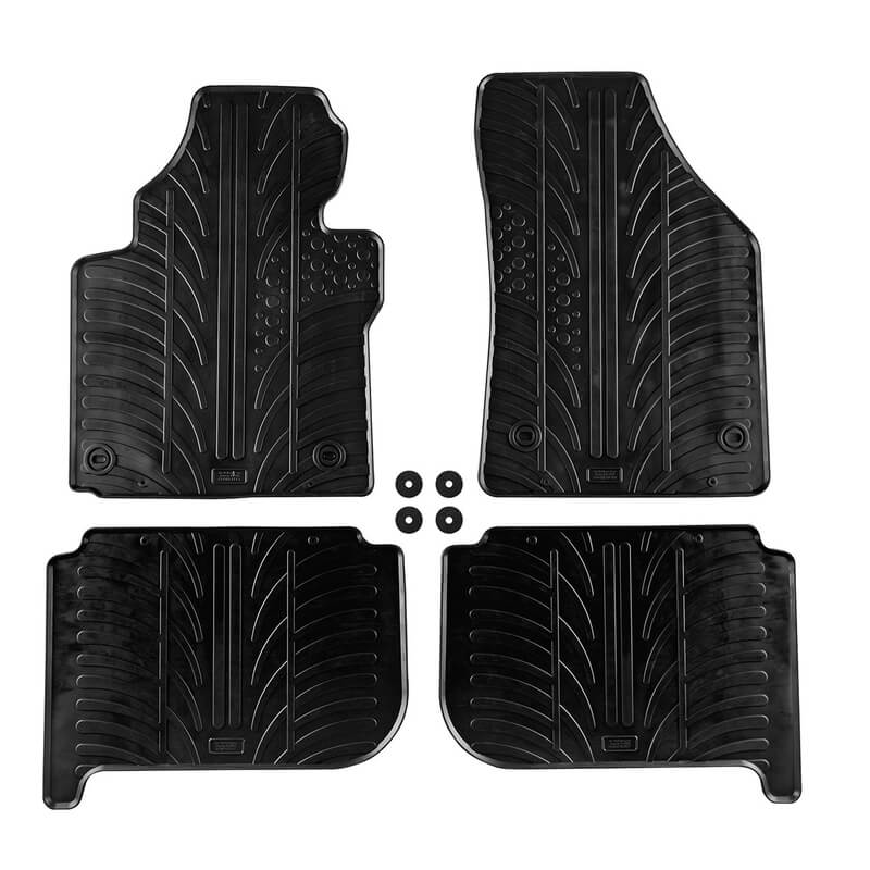 Kimpiris - Πατάκια Αυτοκινήτου Gledring 0067 VW Touran 2003-2015 Μαύρο 4 Τεμάχια