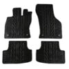Kimpiris - Πατάκια Αυτοκινήτου Gledring 0071 VW Golf VII 2012-2019 / Golf VII Four Motion 2012-2019 / Seat Leon 5F 2013-2020 Μαύρο 4 Τεμάχια