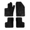 Kimpiris - Πατάκια Αυτοκινήτου Gledring 0576 Fiat 500X 2015- Μαύρο 4 Τεμάχια