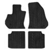 Kimpiris - Πατάκια Αυτοκινήτου Gledring 0145 Fiat 500L 2012- Μαύρο 4 Τεμάχια