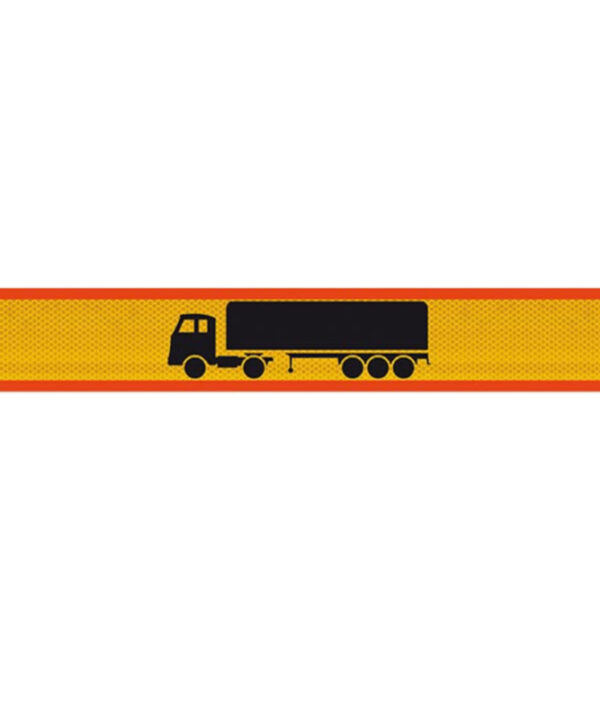 Kimpiris - Αντανακλαστική Πινακίδα Αλουμινίου Φορτηγό Eπικαθήμενο 125 x 20cm Π.3M.103 1 Τεμάχιο