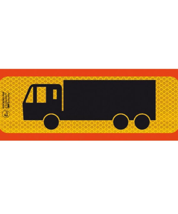 Kimpiris - Αντανακλαστική Πινακίδα Αλουμινίου Φορτηγό Τριαξονικό 50 x 20cm Π.3M.212 1 Τεμάχιο