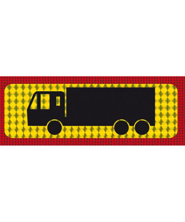 Kimpiris - Αυτοκόλλητη Πινακίδα Φορτηγού Τριαξονικό 47 x 20cm Π.Α.403 1 Τεμάχιο