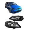 Kimpiris - Μπροστινά Φανάρια Set Για Opel Astra G 97-04 Projectors Μαύρα H7/H7 Depo