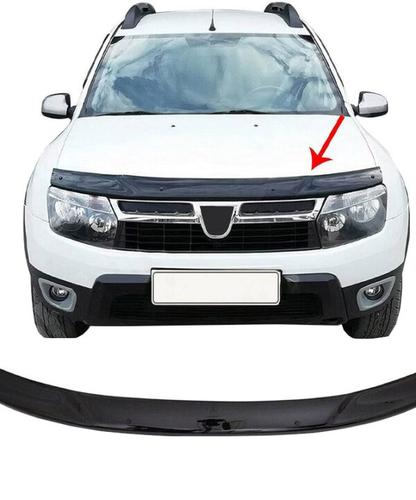Kimpiris - Ανεμοθραύστης / Αντιανεμικό Καπό Για Dacia Duster 2010-2017 Μαύρο Χρώμα