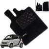 Kimpiris - Πατάκια Αυτοκινήτου Μοκέτα Για Smart W451 07-14  Με Μονό Κέντημα Black  Τεμάχια