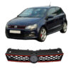Kimpiris - Μάσκα Για Vw Polo 6R/6C 09-16 GTI Look Κυψελωτή Με Κόκκινο Σιρίτι 1 Τεμάχιο