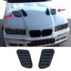 Kimpiris - Αεραγωγοί Καπό Αυτοκόλλητοι Universal Τύπου Bmw GTR Μεγάλοι 18 x 15 x 33 x 1.5cm Μαύροι 2 Τεμάχια