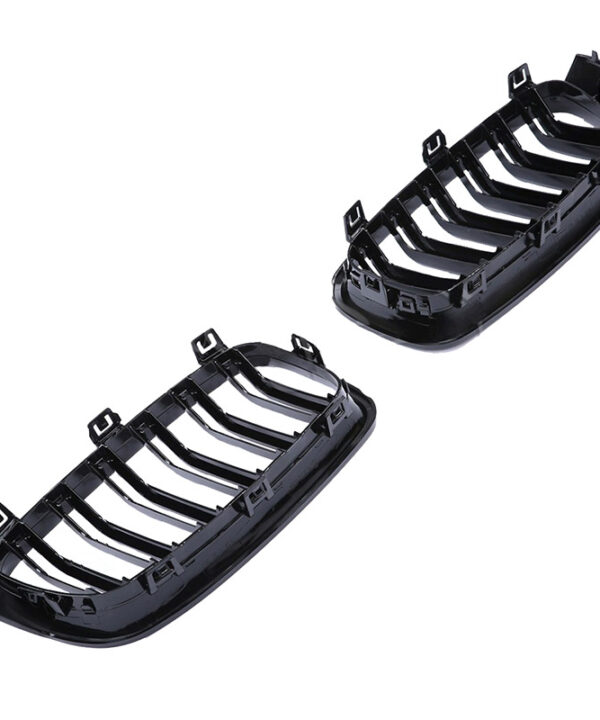 Alternative view of Καρδιές Μάσκας Για Bmw 3 F30 / F31 11-18 M4 Look Με Διπλή Γρίλια Μαύρο Γυαλιστερό Με 2 Τεμάχια