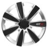 Kimpiris - Τάσια Τροχών Αυτοκινήτου 13" GTX 102772 Carbon Μαύρο & Ασημί CBX 4 Τεμάχια