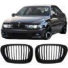 Kimpiris - Καρδιές Μάσκας Για Bmw 5 E39 96-03 Μαύρο Ματ 2 Τεμάχια