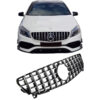 Kimpiris - Μάσκα Για Mercedes-Benz A-Class W176 15-18 GT Amg Panamericana Look Μαύρο/Χρώμιο 1 Τεμάχιο