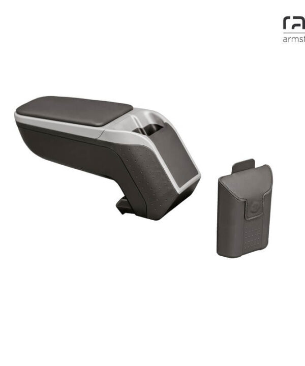 Alternative view of Κονσόλα Χειροφρένου Τεμπέλης Armster 2 Για Smart For2 / For4 2014+ (+12V Extension Cable) Ασημί Χρώμα For Cars Without Cool Mediapaket