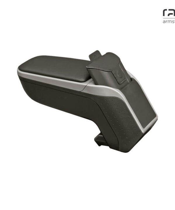 Kimpiris - Κεντρική Κονσόλα / Τεμπέλης / Υποβραχιόνιο Αυτοκινήτου Armster 2 Χωρίς Βάση Universal Ασημί Χρώμα V00806