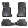 Kimpiris - Πατάκια Σκαφάκια 3D Από Λάστιχο TPE Για ΒΜW Series 5 E39 1999-2003/ E60 2004-2009/ F10 2009-2013 Rizline 4 Τεμάχια Μαύρα