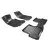 Kimpiris - Πατάκια Σκαφάκια 3D Από Λάστιχο TPE Για Mercedes C-Class W202/W204/CLΚ W209  Rizline 4 Τεμάχια Μαύρα