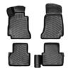 Kimpiris - Πατάκια Σκαφάκια 3D Από Λάστιχο TPE Για Mercedes E-Class W213 2016- Rizline 4 Τεμάχια Μαύρα
