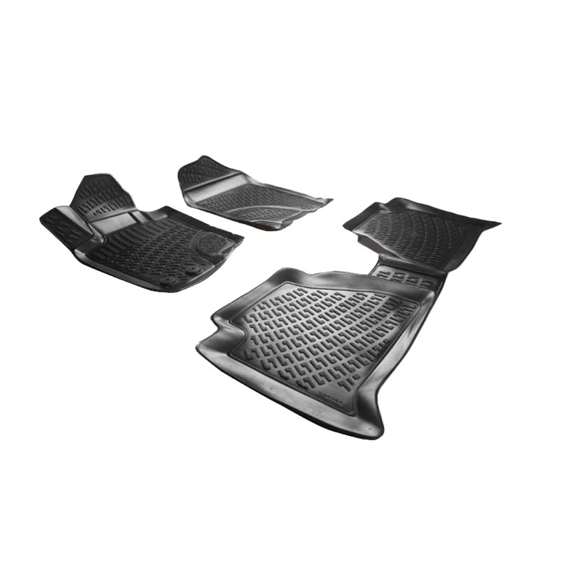 Kimpiris - Πατάκια Σκαφάκια 3D Από Λάστιχο TPE Για Nissan Navara D40 2005-2014 Rizline 4 Τεμάχια Μαύρα
