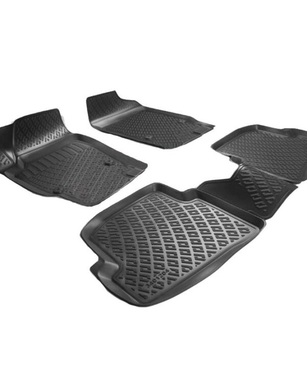 Kimpiris - Πατάκια Σκαφάκια 3D Από Λάστιχο TPE Για Suzuki Vitara 2016- Rizline 4 Τεμάχια Μαύρα