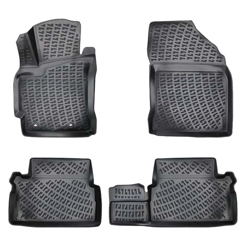 Kimpiris - Πατάκια Σκαφάκια 3D Από Λάστιχο TPE Για Toyota Auris 2013-2018 Rizline 4 Τεμάχια Μαύρα