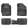 Kimpiris - Πατάκια Σκαφάκια 3D Από Λάστιχο TPE Για Toyota Yaris 2013-2020 Rizline 4 Τεμάχια Μαύρα