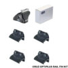 Kimpiris - Πόδια / Άκρα Για Μπάρες Οροφής CRUZ Optiplus Rail FIX 936-573 Για Opel Crossland X 17-20 Με Ενσωματωμένο Railing Σετ 4 Τεμάχια